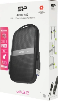 Жесткий диск Silicon Power USB3.0 1TB SP010TBPHDA60S3A A60 Armor 2.5" черный - купить недорого с доставкой в интернет-магазине