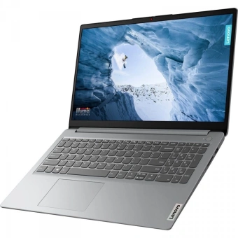 Ноутбук Lenovo IdeaPad 1 15IGL7 Celeron N4020 8Gb SSD256Gb Intel UHD Graphics 600 15.6" TN FHD (1920x1080) noOS grey WiFi BT Cam (82V700EMUE) - купить недорого с доставкой в интернет-магазине