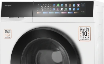 Стиральная машина Weissgauff WM 39107 Full Touch Inverter Steam класс: A+++ загр.фронтальная макс.:7кг белый инвертор - купить недорого с доставкой в интернет-магазине