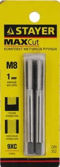 Набор метчиков Stayer 28025-08-1.0-H2 в комплекте 2 предмета - купить недорого с доставкой в интернет-магазине