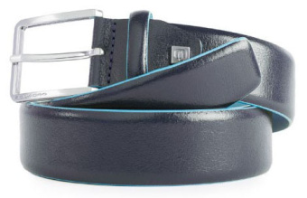 Ремень мужской Piquadro Blue Square CU5258B2/BLU2 125х3.5см синий натур.кожа - купить недорого с доставкой в интернет-магазине