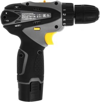 Дрель-шуруповерт Ovk Tools OTCS1AA-12V-1.5A 12Вт аккум. патрон:быстрозажимной (кейс в комплекте) - купить недорого с доставкой в интернет-магазине