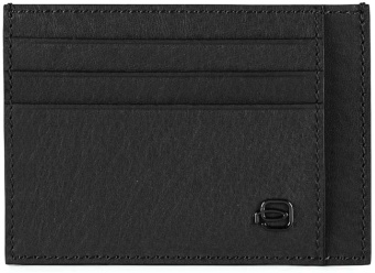 Чехол для кредитных карт Piquadro Black Square PP2762B3R/N черный натур.кожа - купить недорого с доставкой в интернет-магазине