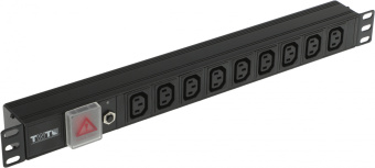 Блок распределения питания Lanmaster TWT-PDU19-10A9C3 гор.размещ. 9xC13 базовые 10A без вилки - купить недорого с доставкой в интернет-магазине