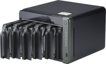 Сетевое хранилище NAS Qnap TS-653D-4G 6-bay настольный Celeron J4125 - купить недорого с доставкой в интернет-магазине