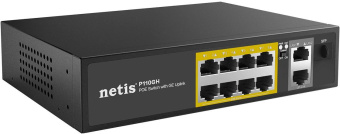 Коммутатор Netis P110GH (L2) 8x100Мбит/с 2x1Гбит/с 1SFP 8PoE 8PoE+ 120W неуправляемый - купить недорого с доставкой в интернет-магазине