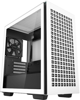 Корпус Deepcool CH370 белый без БП mATX 7x120mm 4x140mm 2xUSB3.0 audio bott PSU - купить недорого с доставкой в интернет-магазине