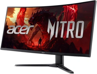 Монитор Acer 34" Nitro XZ340CURX2bmiipphx черный VA LED 1ms 21:9 HDMI M/M матовая HAS Piv 350cd 178гр/178гр 3440x1440 200Hz FreeSync Premium DP WQ 7.09кг - купить недорого с доставкой в интернет-магазине