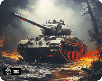Коврик для мыши Cactus CS-MP-D04S Tank 250x200x3мм - купить недорого с доставкой в интернет-магазине