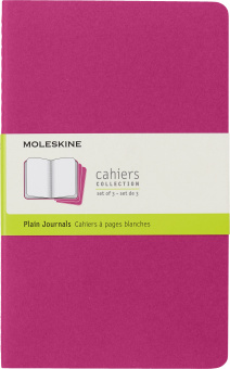 Блокнот Moleskine CAHIER JOURNAL CH018D17 Large 130х210мм обложка картон 80стр. нелинованный розовый неон (3шт) - купить недорого с доставкой в интернет-магазине