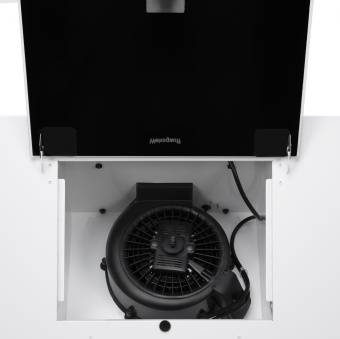 Вытяжка каминная Weissgauff Sigma 60 PB WH белый управление: кнопочное (1 мотор) - купить недорого с доставкой в интернет-магазине