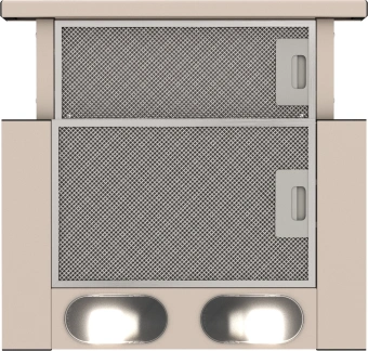 Вытяжка встраиваемая Elikor Интегра 45П-400-В2Л кремовый управление: кнопочное (1 мотор) - купить недорого с доставкой в интернет-магазине