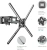 Кронштейн для телевизора Kromax CORBEL-9 титан 32"-75" макс.55кг настенный поворот и наклон - купить недорого с доставкой в интернет-магазине