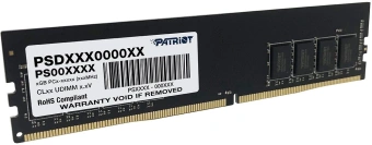 Память DDR4 8GB 2666MHz Patriot PSD48G26662 Signature RTL PC4-21300 CL19 DIMM 288-pin 1.2В single rank Ret - купить недорого с доставкой в интернет-магазине