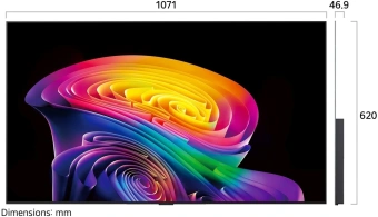 Телевизор OLED LG 48" OLED48C6RLA.ARUG черный/серебристый 4K Ultra HD 120Hz DVB-T DVB-T2 DVB-C DVB-S2 USB WiFi Smart TV - купить недорого с доставкой в интернет-магазине