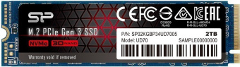 Накопитель SSD Silicon Power PCI-E x4 2Tb SP02KGBP34UD7005 M-Series UD70 M.2 2280 - купить недорого с доставкой в интернет-магазине