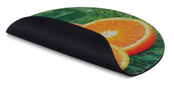 Коврик для мыши Buro BU-T60039 Мини рисунок/апельсин 200x200x1.5мм - купить недорого с доставкой в интернет-магазине