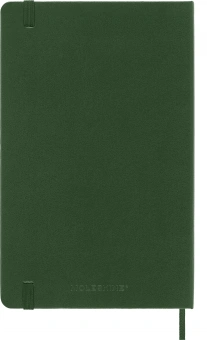 Блокнот Moleskine CLASSIC QP060K15 Large 130х210мм 240стр. линейка твердая обложка зеленый - купить недорого с доставкой в интернет-магазине