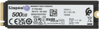 Накопитель SSD Kingston PCIe 4.0 x4 500GB SFYRSK/500G Fury Renegade M.2 2280 - купить недорого с доставкой в интернет-магазине