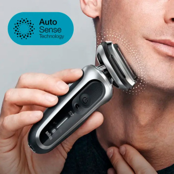 Бритва сетчатая Braun Series 7 71-S7200cc реж.эл.:3 питан.:аккум. черный/серебристый - купить недорого с доставкой в интернет-магазине