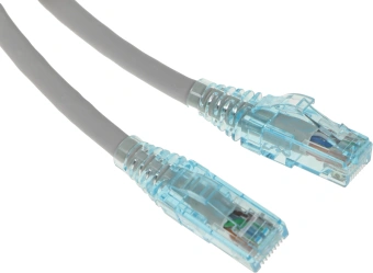 Патч-корд Hyperline PC-LPM-UTP-RJ45-RJ45-C6-10M-LSZH-GY UTP RJ-45 вил.-вилка RJ-45 кат.6 10м серый LSZH - купить недорого с доставкой в интернет-магазине