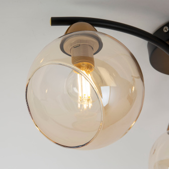 Люстра Hiper Indira H182-3 потолоч. черный - купить недорого с доставкой в интернет-магазине