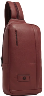 Рюкзак слинг Piquadro Russel CA6764W137/CU красное дерево натур.кожа - купить недорого с доставкой в интернет-магазине