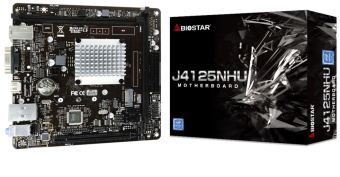 Материнская плата Biostar J4125NHU 2xDDR4 mini-ITX AC`97 8ch(7.1) GbLAN+VGA+HDMI - купить недорого с доставкой в интернет-магазине