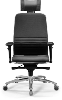 Кресло Метта KL-3.04 Infinity Easy Clean экокожа с подголов. крестов. металл хром (комплект 1шт) - купить недорого с доставкой в интернет-магазине