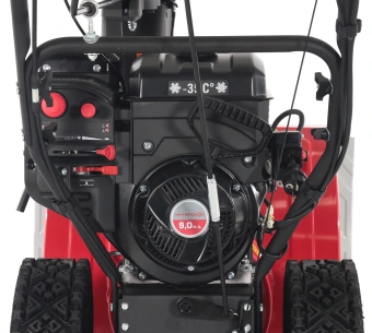 Снегоуборщик бензин. Интерскол СМБ-61/11ЭФ 6.62кВт 9л.с. - купить недорого с доставкой в интернет-магазине