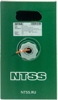Кабель информационный NTSS NTSS-IN-UTP4-5E-LSZH-OR кат.5E UTP 4 пары 24AWG LSZH внутренний 305м оранжевый - купить недорого с доставкой в интернет-магазине