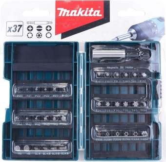 Набор бит Makita B-28606 (37пред.) для шуруповертов - купить недорого с доставкой в интернет-магазине