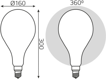 Лампа светодиодная Gauss Filament 179202210-D 10Вт цок.:E27 груша 220B 4100K св.свеч.бел.нейт. (упак.:1шт) - купить недорого с доставкой в интернет-магазине
