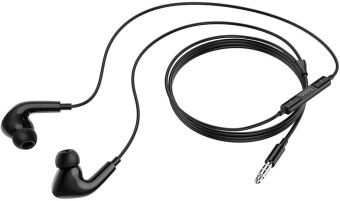 Гарнитура вкладыши Hoco M1 Pro 1.2м черный проводные в ушной раковине (M1) - купить недорого с доставкой в интернет-магазине