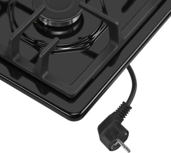 Газовая варочная поверхность Maunfeld EEHE.642VC.3CB/KG черный - купить недорого с доставкой в интернет-магазине