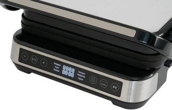 Электрогриль Hyundai HYG-5020 2000Вт серебристый/черный - купить недорого с доставкой в интернет-магазине