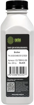 Тонер Cactus CS-TBRHS-200 черный флакон 200гр. для принтера Brother TN-3430/3480/3512/3520 - купить недорого с доставкой в интернет-магазине