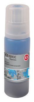 Чернила Cactus CS-GI43C GI-43 голубой60мл для Canon Pixma G640/G540 - купить недорого с доставкой в интернет-магазине