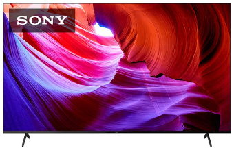 Телевизор LED Sony 85" KD-85X85K BRAVIA черный 4K Ultra HD 120Hz DVB-T DVB-T2 USB WiFi Smart TV - купить недорого с доставкой в интернет-магазине