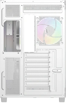 Корпус ID-Cooling View 510 белый без БП ATX 10x120mm 1xUSB3.0 audio bott PSU - купить недорого с доставкой в интернет-магазине