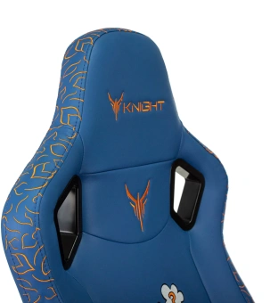 Кресло игровое Knight Craft Dragon синий экокожа с подголов. крестов. металл - купить недорого с доставкой в интернет-магазине