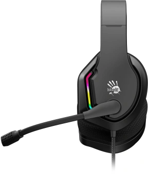 Наушники с микрофоном A4Tech Bloody G260 черный 2м мониторные USB оголовье (G260) - купить недорого с доставкой в интернет-магазине