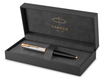Ручка шариков. Parker 51 Premium (CW2169062) Black St.Steel GT M черн. черн. подар.кор. - купить недорого с доставкой в интернет-магазине