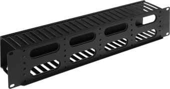 Кабельный органайзер горизонтальный Hyperline CM-2U-PL-COV односторонний пальцы 2U шир.:19" глуб.:85.5мм - купить недорого с доставкой в интернет-магазине
