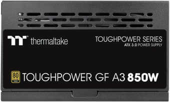 Блок питания Thermaltake ATX 850W Toughpower GF A3 Gen.5 80+ gold 24pin APFC 120mm fan 8xSATA Cab Manag RTL - купить недорого с доставкой в интернет-магазине