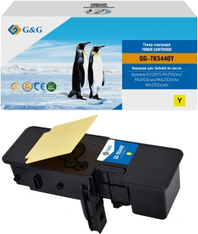 Картридж лазерный G&G GG-TK5440Y TK-5440Y желтый (2400стр.) для Kyocera Ecosys PA2100cx/PA2100cwx/MA2100cfx/MA2100cwfx - купить недорого с доставкой в интернет-магазине