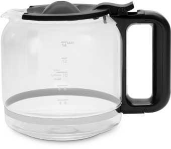 Кофеварка капельная Hyundai HYD-1212 900Вт черный/серебристый - купить недорого с доставкой в интернет-магазине