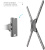 Кронштейн для телевизора Kromax CORBEL-7 черный 22"-65" макс.30кг настенный поворот и наклон - купить недорого с доставкой в интернет-магазине
