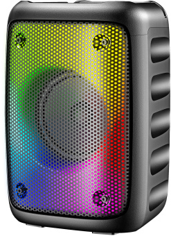 Колонка порт. Hyundai H-PS1006 черный 30W 1.0 BT 10м 1500mAh - купить недорого с доставкой в интернет-магазине