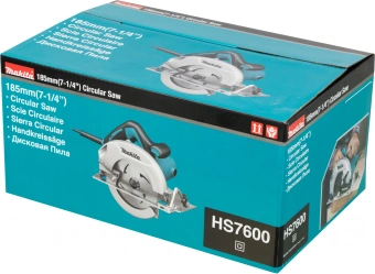 Циркулярная пила (дисковая) Makita HS7600 1200Вт (ручная) D диска.:185мм - купить недорого с доставкой в интернет-магазине
